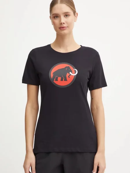 Klasszikus póló Mammut fekete