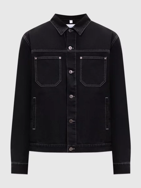 Джинсова куртка Off-white чорна