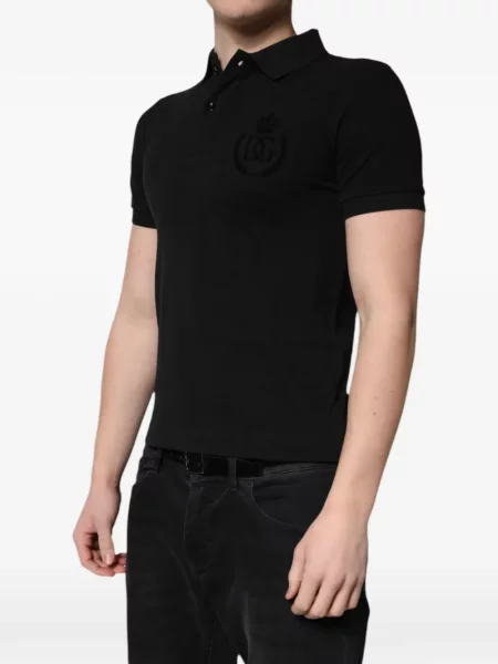 Polo Dolce & Gabbana με αυτόγραφο μαύρο