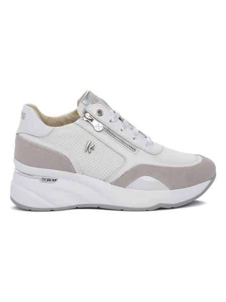 Pantofi Keys alb