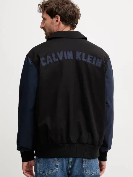 Bunda Calvin Klein Jeans přechodná černá