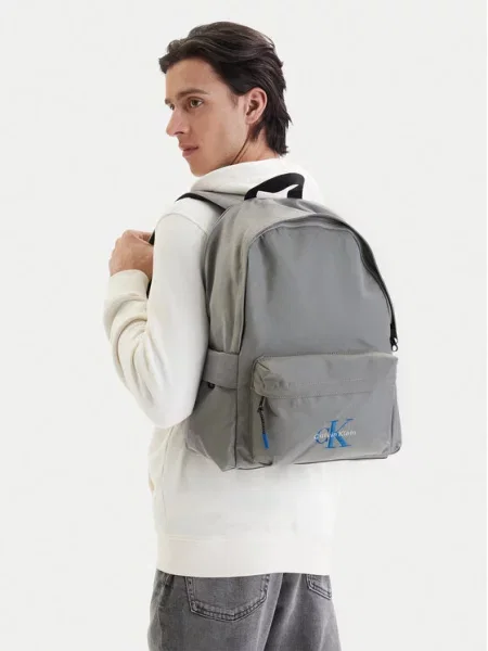 Calvin Klein Plecak Bold Round Backpack szary