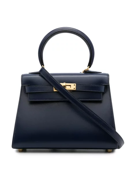 Kabelka Hermès Pre-owned modrá