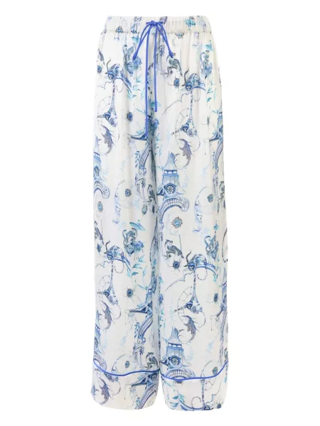 Pantaloni Temperley London alb