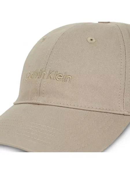 Hímzett baseball sapka Calvin Klein Jeans bézs