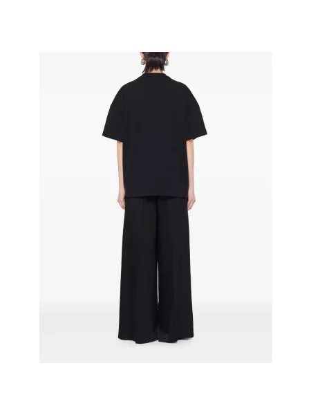 Koszulka Jil Sander z krótkim rękawem czarna