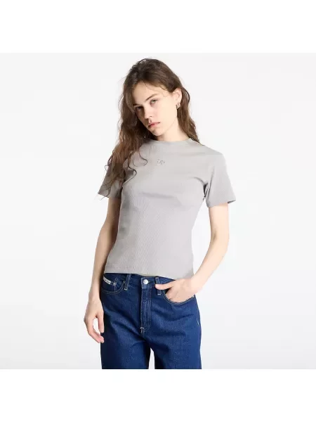 Tričko Daily Paper Unit Rib Fitted T-Shirt Wet Weather XS