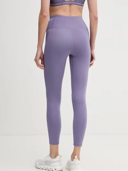 Under Armour legginsy Motion fioletowe