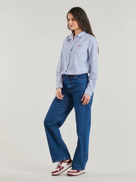 Cămașă Pieces albastru