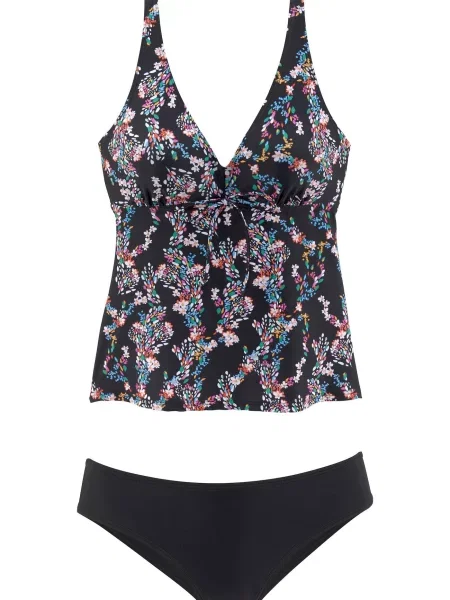 PETITE FLEUR Tankini miks crna