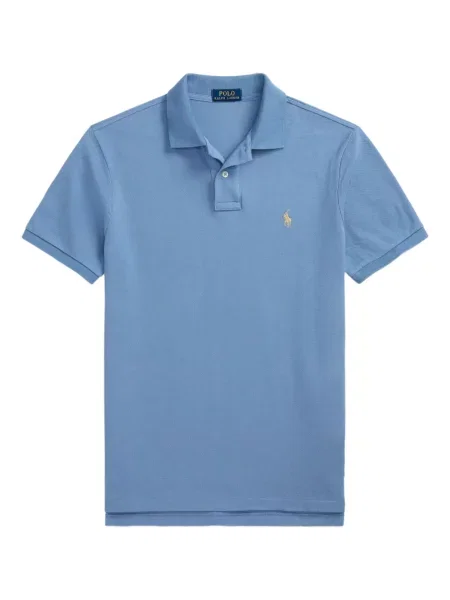 Kožené tričko Polo Ralph Lauren bez podpatku zelené