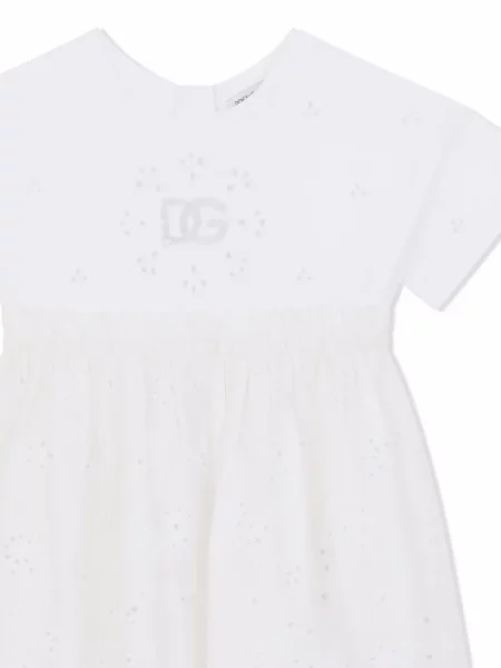 Sukienka midi dziecięca Dolce And Gabbana biała