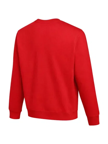 Hanorac crewneck Nike din fleece roșu