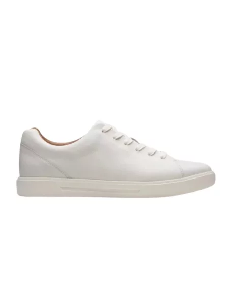Sneakersy Clarks skórzane białe