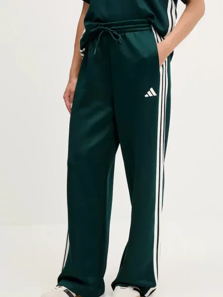 Спортен панталон adidas Stadium с апликация зелено