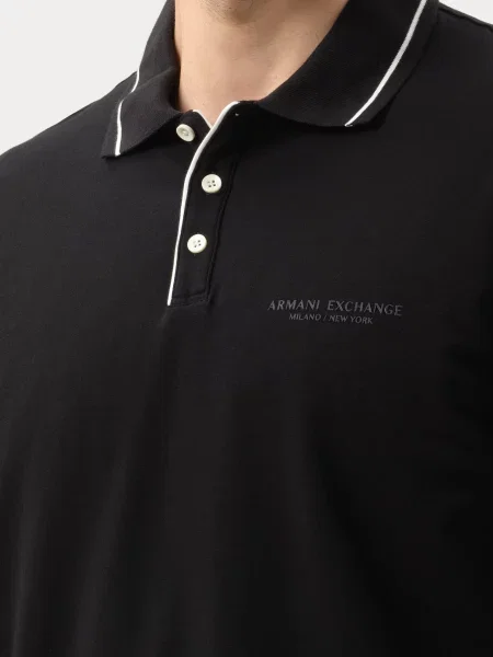 Поло Armani Exchange чорне