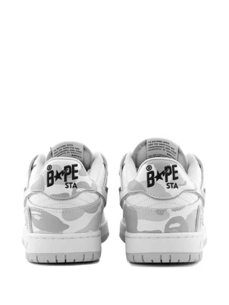 Sneakerși A Bathing Ape® cu model camuflaj alb