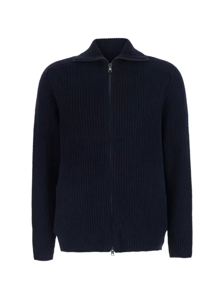 Cardigan Tagliatore tricotate albastru
