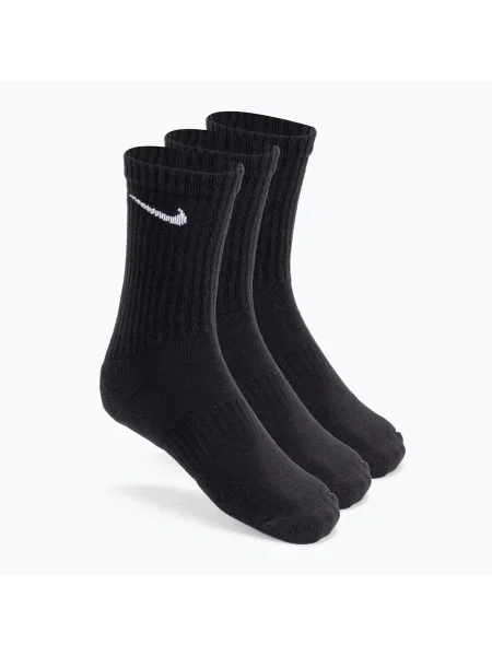 Nike Everyday Cushioned Crew zokni 3 pár fekete/fehér. Méret: EU fehér