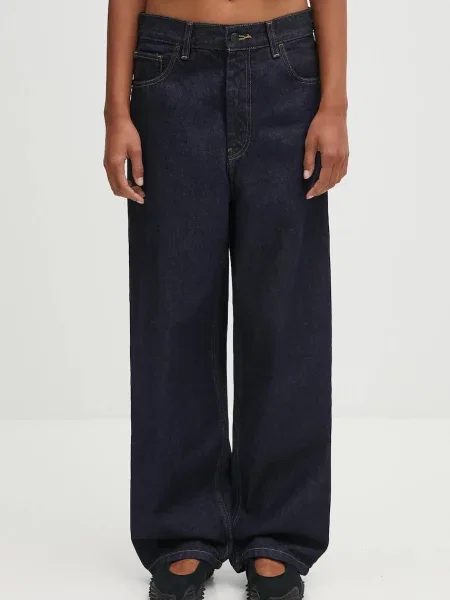 Carhartt WIP jeans W Brandon high waist albastru