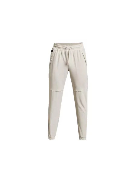 Spodnie dresowe Under Armour RUSH FLEECE beżowe