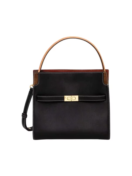 Tory Burch torebka skórzana CN czarny