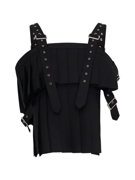 Remenčić top Noir Kei Ninomiya sa kopčom crna