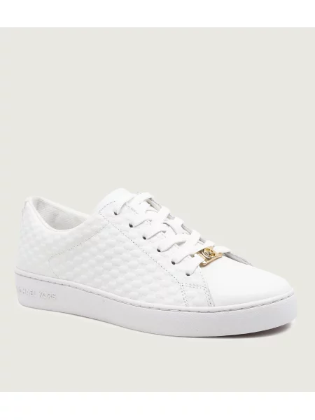 Michael Kors Bőr sneakers tornacipő KEATON fehér