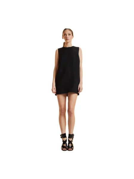 Sukienka Cynthia Rowley wełniana garniturowa czarna