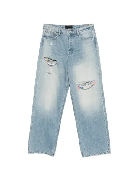 Дънки Nahmias с разкъсвания синьо