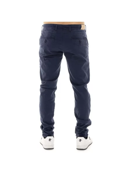 Chinos nohavice Leone 1947 modrá