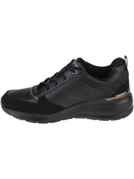 Pöttyös félcipő Skechers fekete