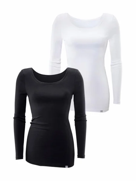 BENCH Majica črna bela