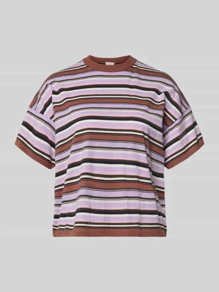 T-shirt z obniżoną linią ramion Stefanel