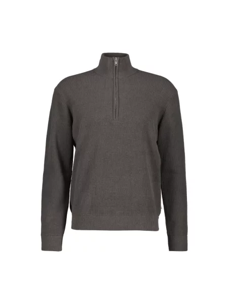 Sweter z golfem Nn07 szary