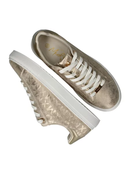 Sneakersy Mexx z nadrukiem żółte