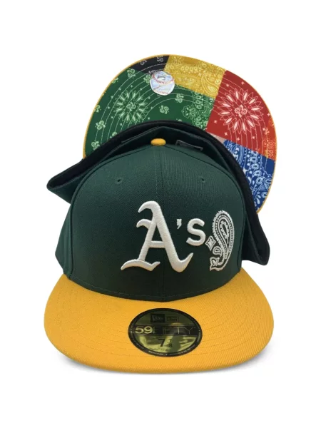 Șapcă New Era Cap cu model paisley verde