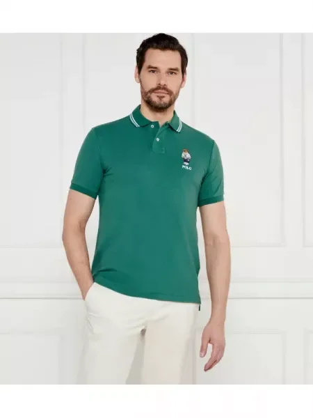 POLO RALPH LAUREN Tenisz póló | Custom slim fit zöld