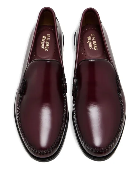 Pantofi loafer G.h. Bass & Co din piele roșu