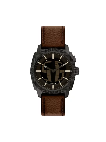 Годинник Fossil Machine Big Tic коричневий