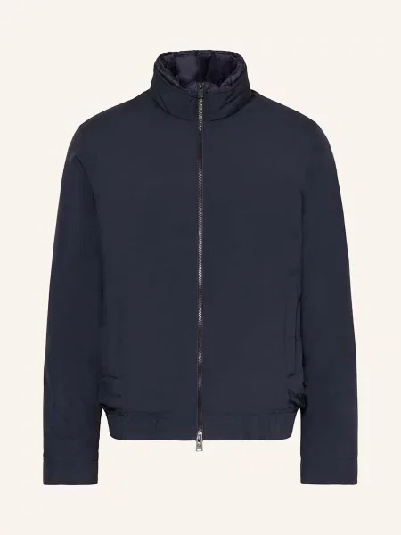 Péřová bunda Woolrich modrá