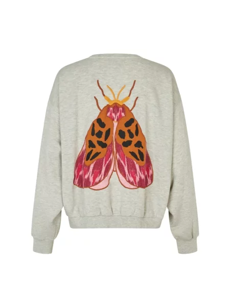 Bluza z kapturem Lollys Laundry z kapturem szara