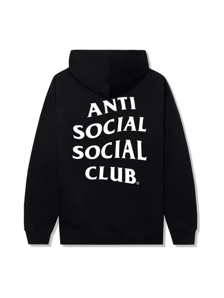 Bluza z kapturem Anti Social Social Club czarna
