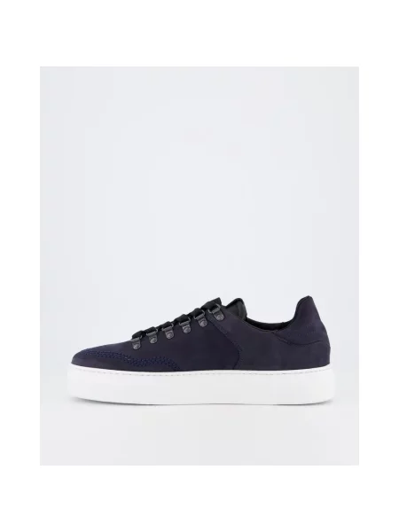 Sneakersy Nubikk skórzane niebieskie