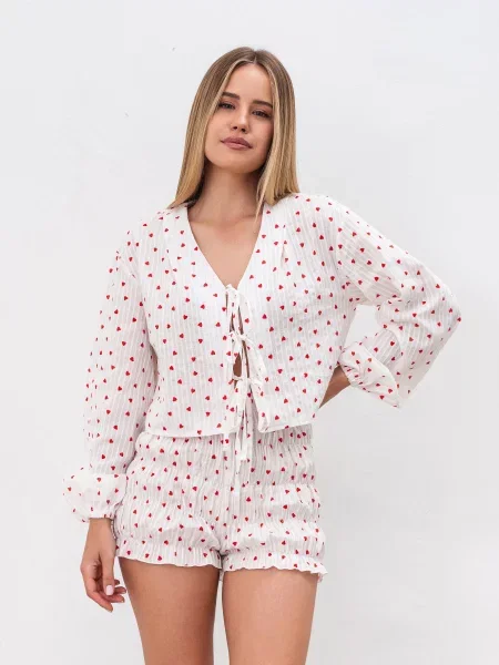 Сорочка Romashka Помадка білий