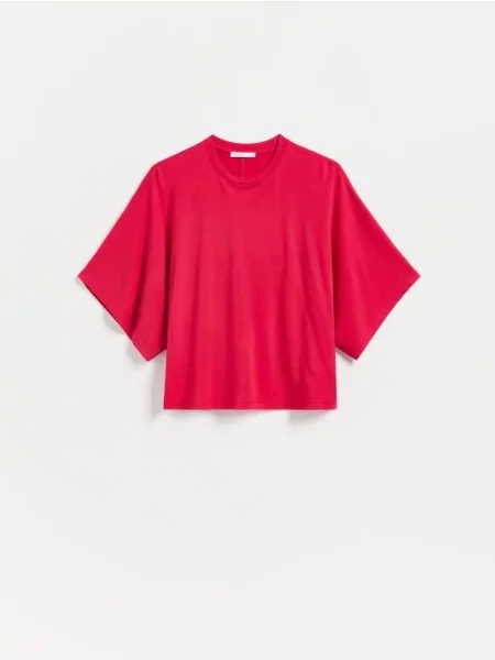 Reserved Tricou cu adaos de modal roșu