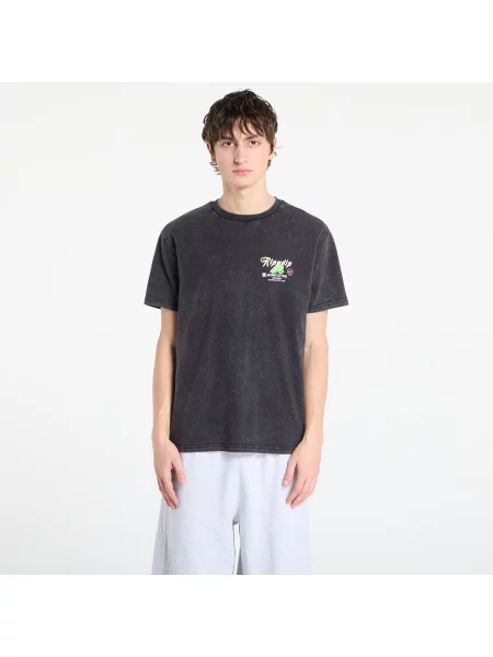 Tričko RIPNDIP Gourmet Cat Food Tee Black Vintage Wash S černé