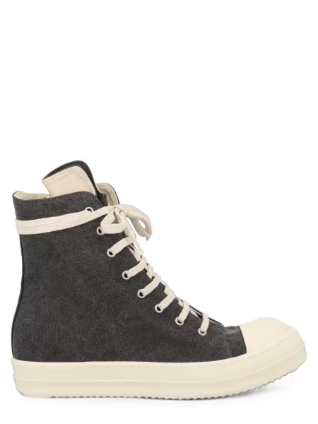 Маратонки Rick Owens Drkshdw с връзки с дантела сиво