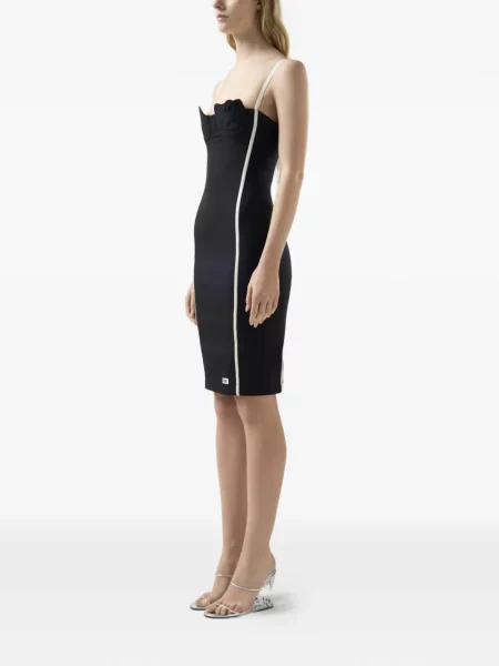 Rochie midi Gcds negru