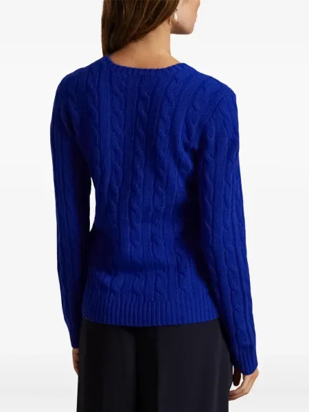 Căciulă Polo Ralph Lauren cu broderie tricotate de costum albastru